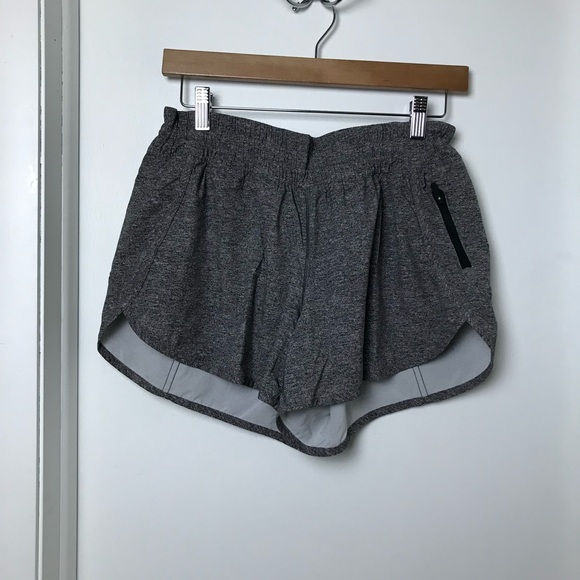 lululemon athletica Pants - Lululemon Shorts Womens Size 12 Black Gray High-Rise Shorts With Pocket